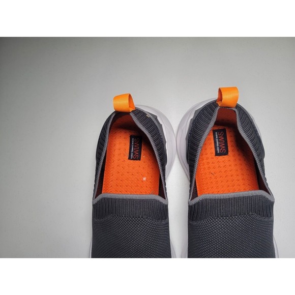 SWIMS Slip-On Sock Runner Boat Sneakers Men Size 11.5 Gray Shoes Worn Once - Picture 10 of 13